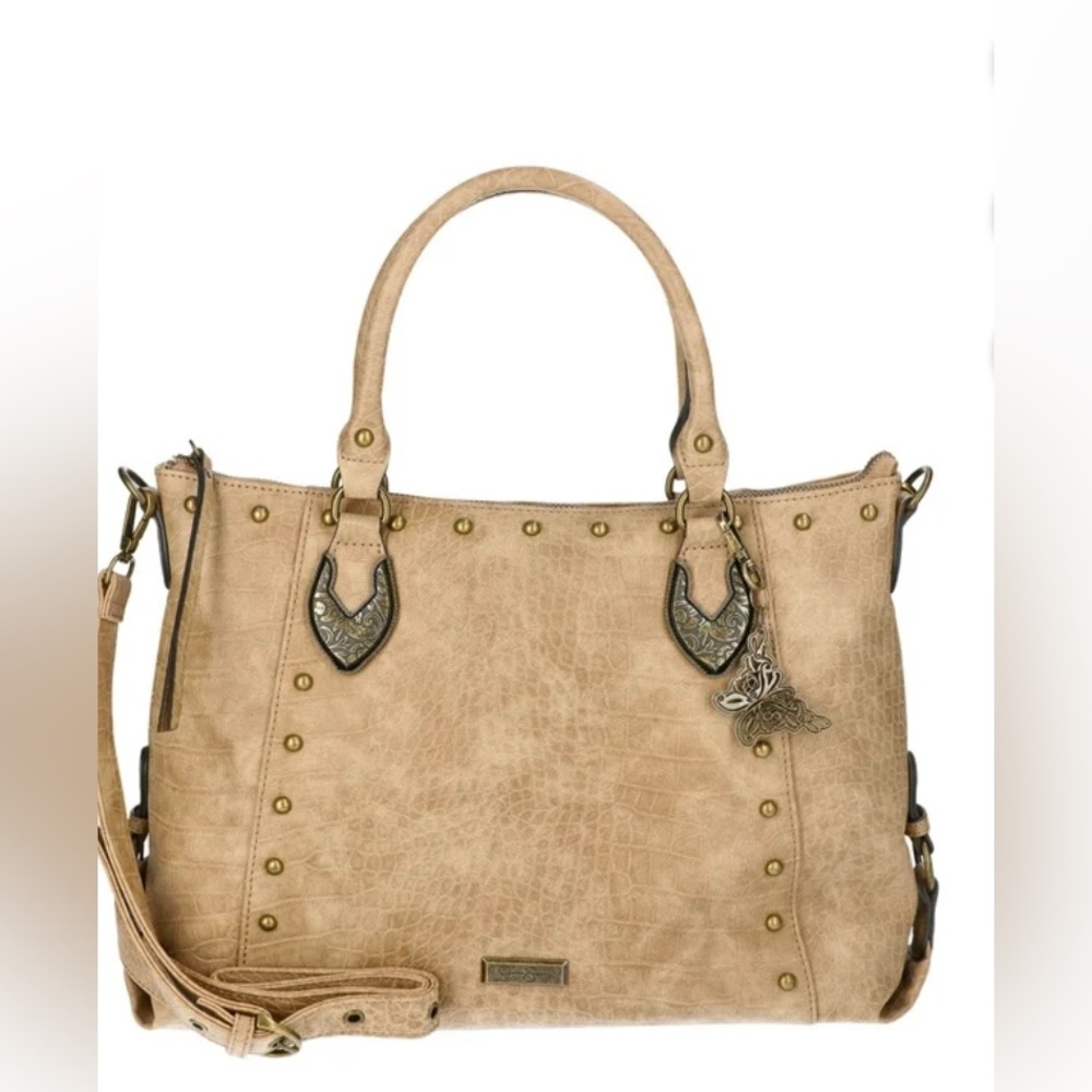 Jessica Simpson satchel hand bag.